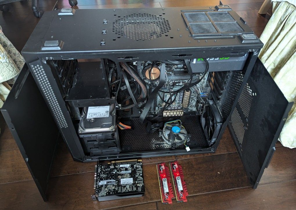 Desktop Computer Case, 2GB Graphic Card, 1TB HDD and Power Supply!