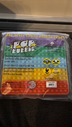 Pop it bubble