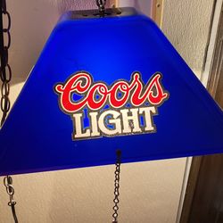 Collectible Antique Coors Light Dart Board Light