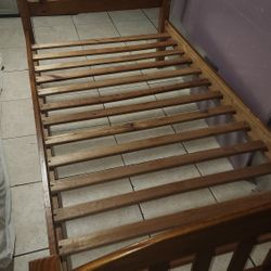 Twin Size All Wood Bed Frame