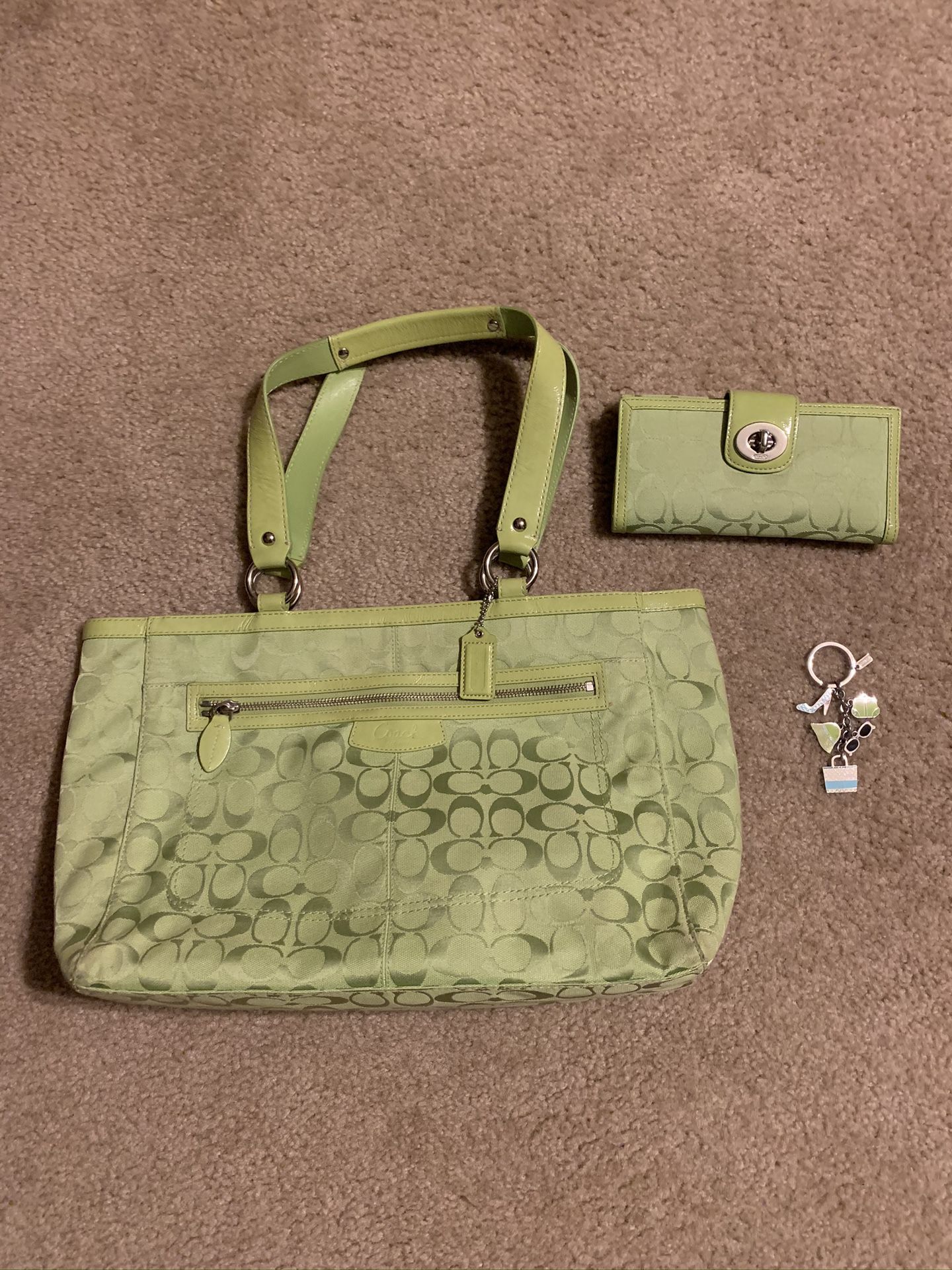 Coach purse/wallet/key chain