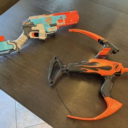 Zombie Strike Nerf Gun (with an added Bow)!