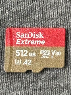 Sandísk extreme microSD Card 512GB. Tested