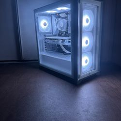 All White Asus Gaming Pc