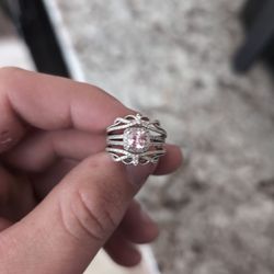 Size 5 Engagement Ring With Wedding Band