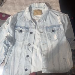 Men Size L  Jean Jacket 