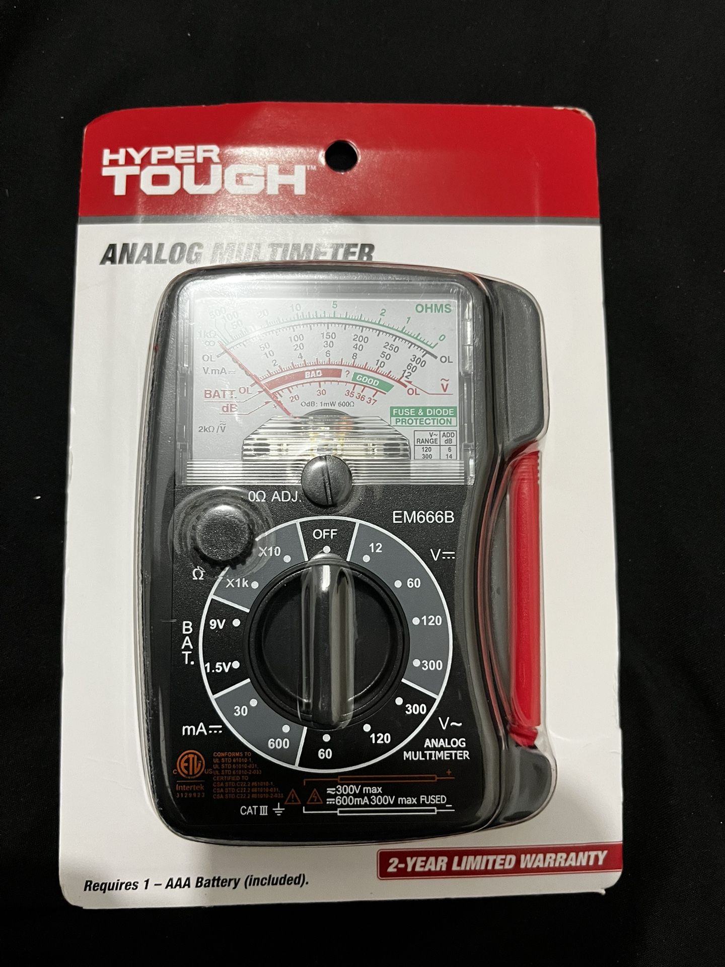 Analog Multimeter