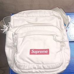 Supreme White Shoulder Bag