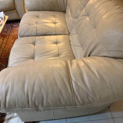 3 Set Leather Sofa 