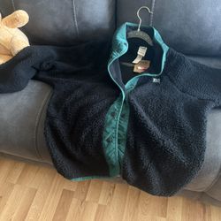 Pink Sherpa Jacket Size Extra Small Runs Big