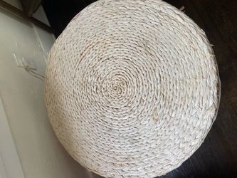 Large Oval Woven Seagrass coffee table