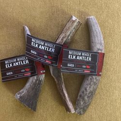 Elk Antler for Dogs 3 pack medium