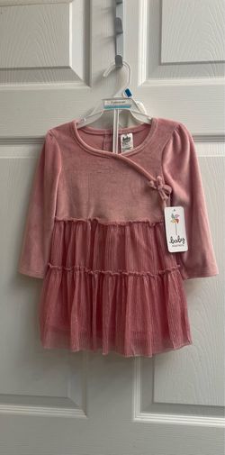 Brand new Baby Girl blush tutu dress with ivory tights size 24 months
