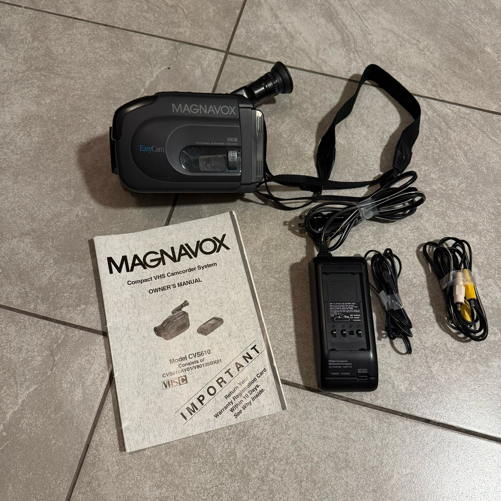 Vhs-C Vintage Video Camcorder