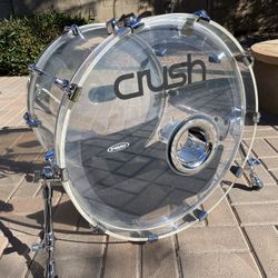 Crush 6 piece Acrylic Drum Set (Discontinued, Rare!)