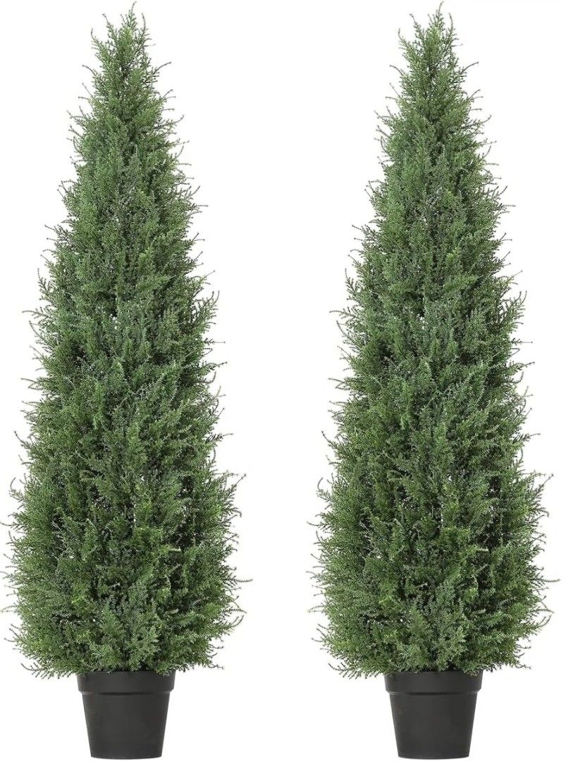 2 NEW IN BOX 5ft Topiary Trees