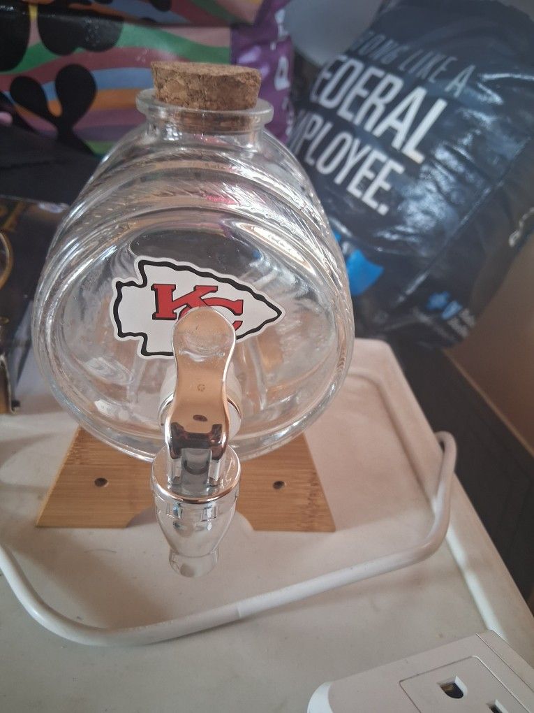 Kansas City Chiefs Liquor Decanter/dispenser