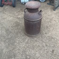 Metal Milk Jug Decor