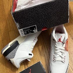 Air Jordan 3 White Cement Reimagined (2023) Size 12 – NEW / DS – OG ALL 🔥