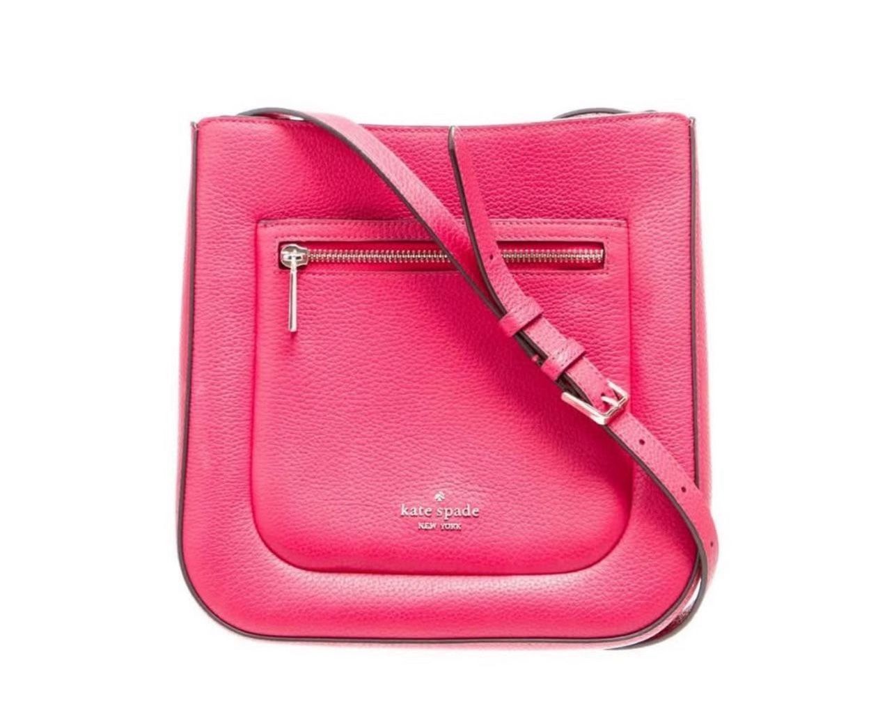 Kate Spade New York Pink Leather Crossbody Bag