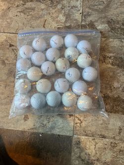 24 of them Golf ball a dollar a piece. I don’t need them no more there’s 24 of them