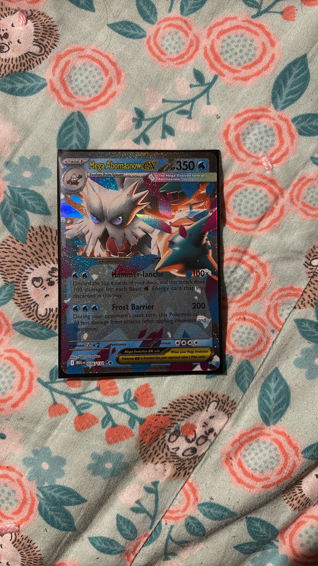 Mega Abomasnow EX  pokemon card