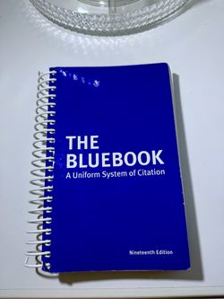 The Bluebook 19th Edition – Legal Citation Reference – Spiral Bound