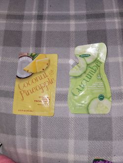 Facial Mask Set – Coconut Pineapple & Cucumber