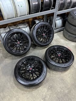 Subaru STI Dealer-Option Enkei 17” OEM Wheels 5x114.3 rims