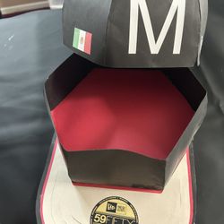 Cardstock Baseball Cap Gift Box, Mexico Valentines Cardstock Hat
