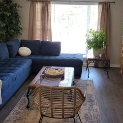 Sofa Sectional, Coffee & 2 end Tables