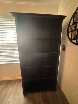 Black shelves. Used