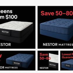 MOVING OUT NEW MATTRESSES! Need to Empty Location - All Sizes!! 