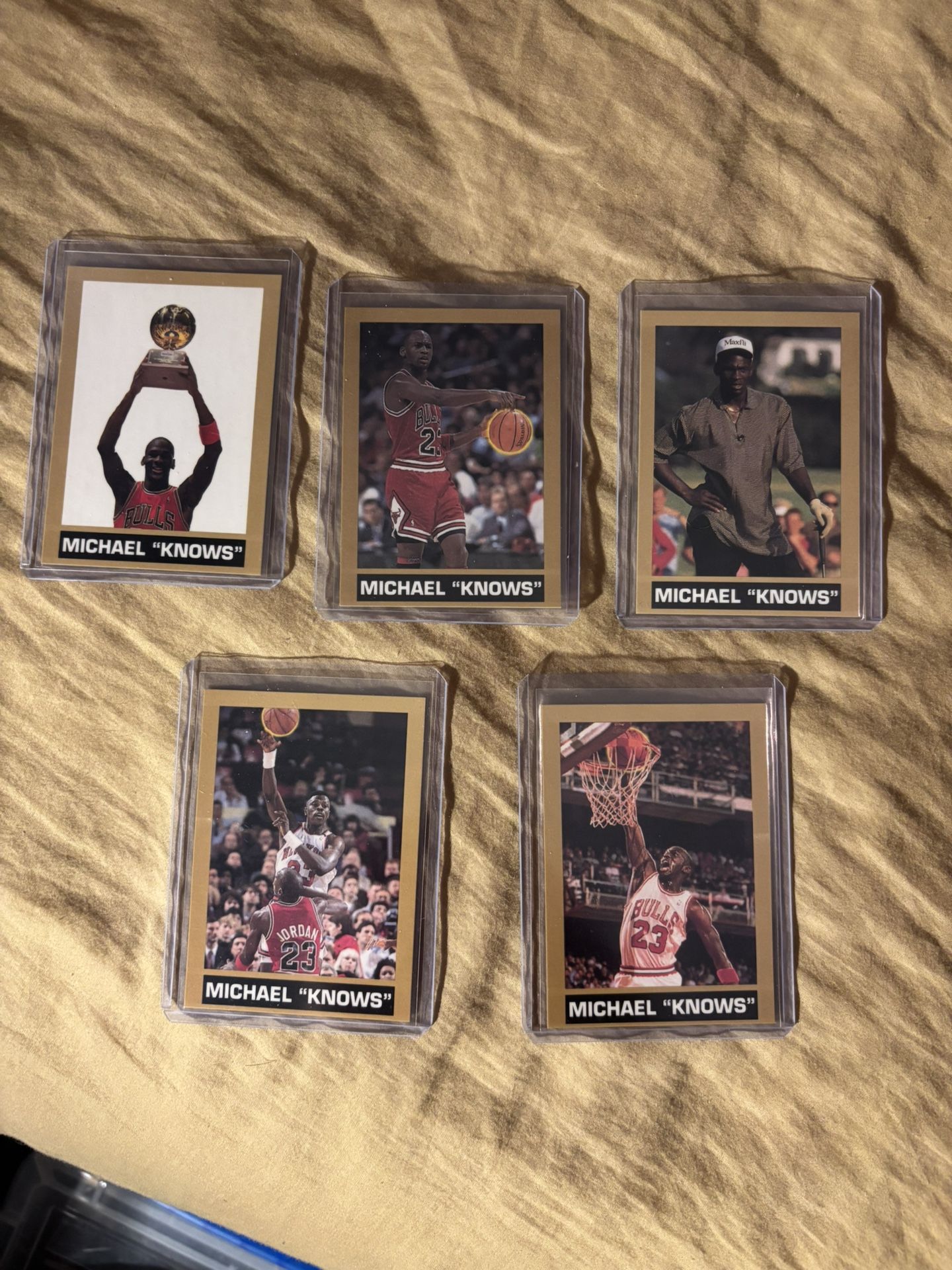Michael Jordan Knows promo cards