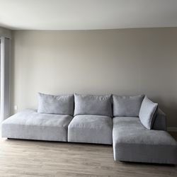 🔥 Like-New Sectional Sofa Couch 