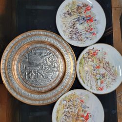 🔥 Authentic Collectible Plates – Only $20! 🥇🍽️
