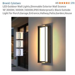 NEW LED OUTDOOR WALL LIGHT 