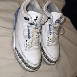 Original Jordan 3 UNCS Size 8.5