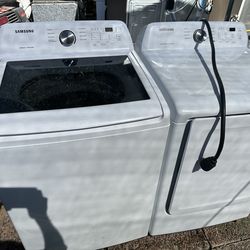 Samsung top Load washer and electric dryer!