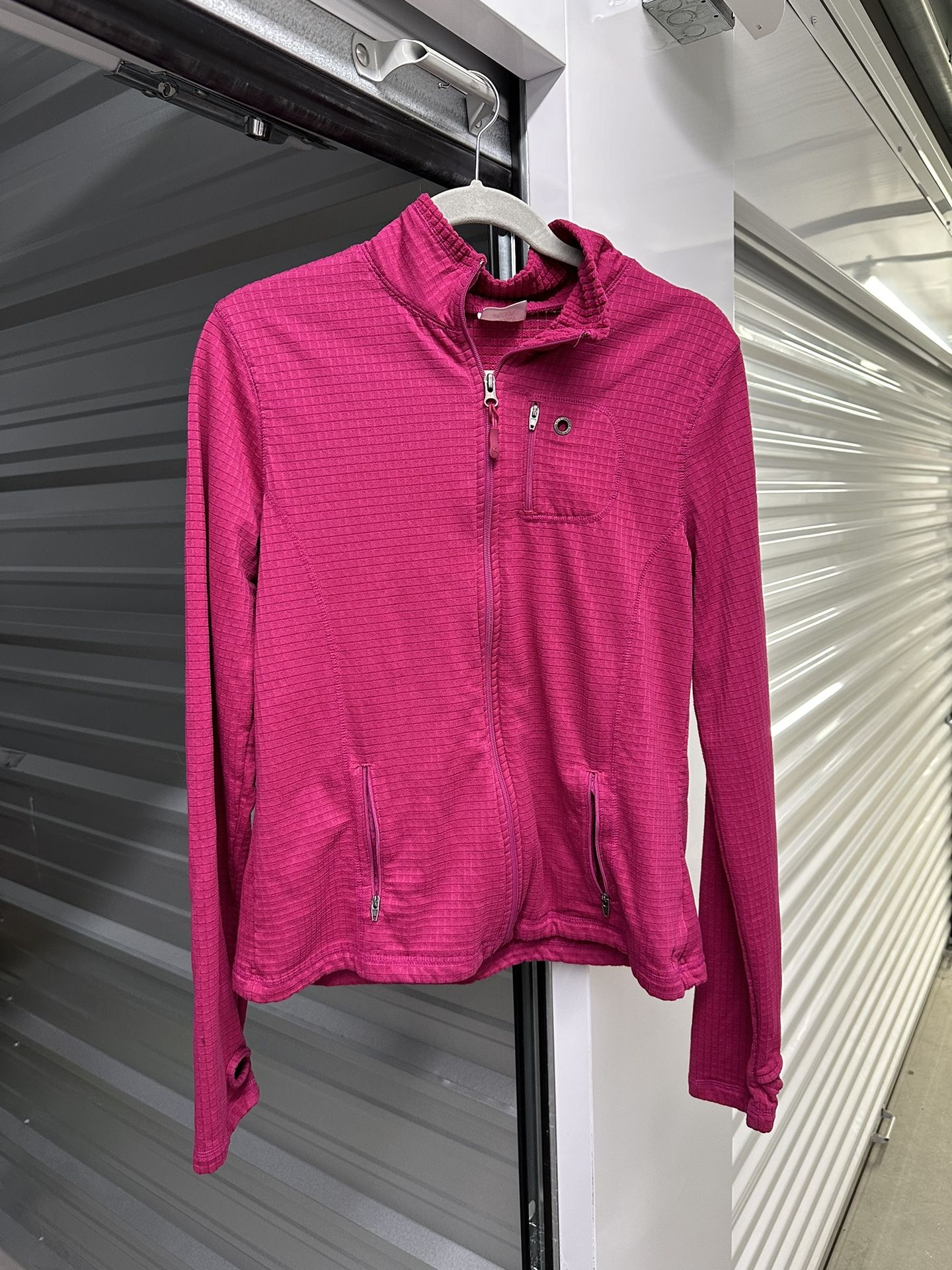 Danskin Now Activewear Fleece Full Zip Light Size Large (12-14)