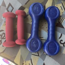 2 Pairs Of Weights- 2 Lbs