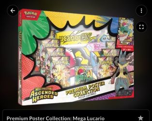 Mega Lucario Premium Poster Collection