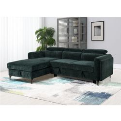 SECTIONAL SOFA SLEEPER STORAGE ADJUSTABLE BED COUCH