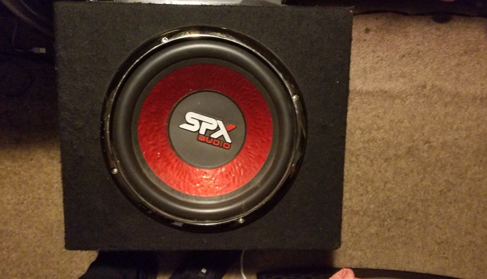 SDX Audio Pro 12" Premium System + 4ch AMP mounted on top 2.4k watts