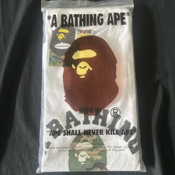 Bape white shirt 