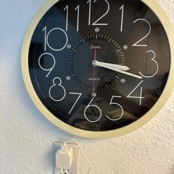 14” Retro Wall Clock - $20