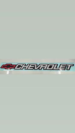 New Size Chevrolet Winshield Vinyl Sticker