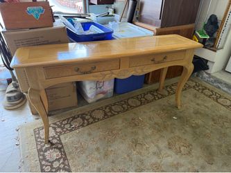 Vintage country wooden sofa table