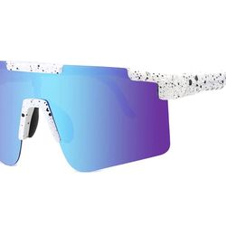  Sunglasses, UV400 Protection Riding Sunglasses with Adjustable Temple & Nose Pad
