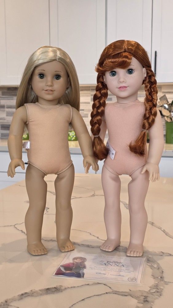 American Girl Dolls ANNA or CREATE YOUR OWN 18" DISNEY AG